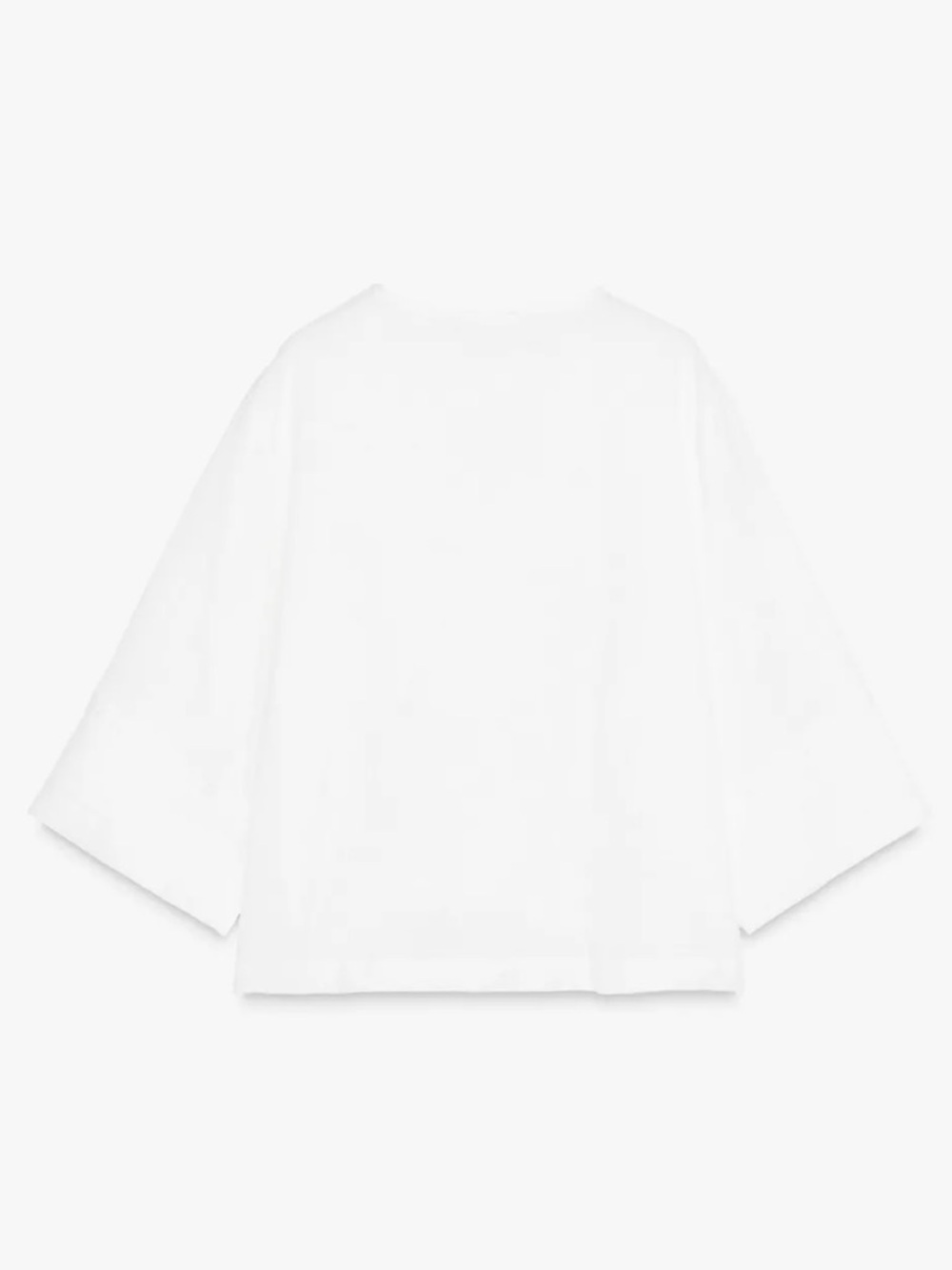 New ZARA Cotton Kimono V-Neck Blouse - Picture 6 of 7